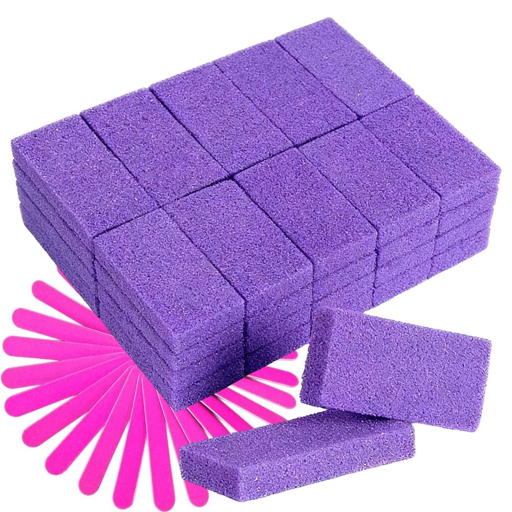 70 PCS Pedicure Exfoliator Kit Set 40 PCS Disposable Pedicure Pumice Stone fo...