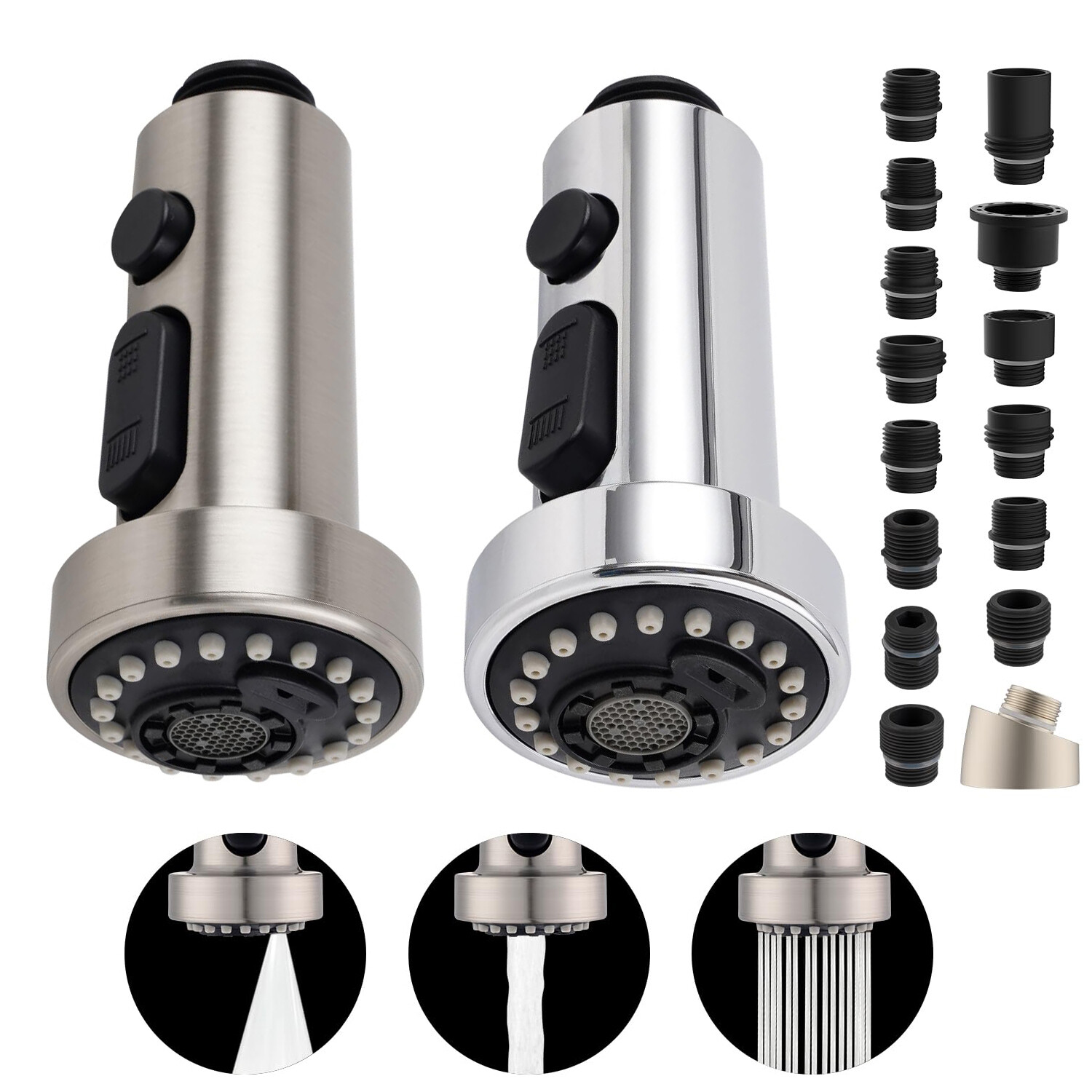 Spray Head Pull Down Kitchen Faucet Replacement Part American Standard 2 Colors