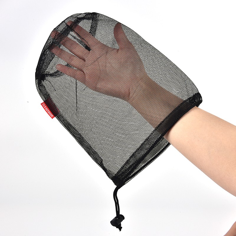 Nylon Mesh Drawstring Bag for Cutlery Bottle Pot Pan Kettle Mesh Storage Bag.N8