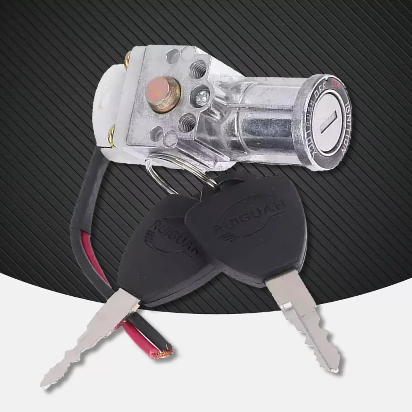 Bigger Head Type Electric Bicycle Ignition On/Off Key Switch Heavy Load E-Bike