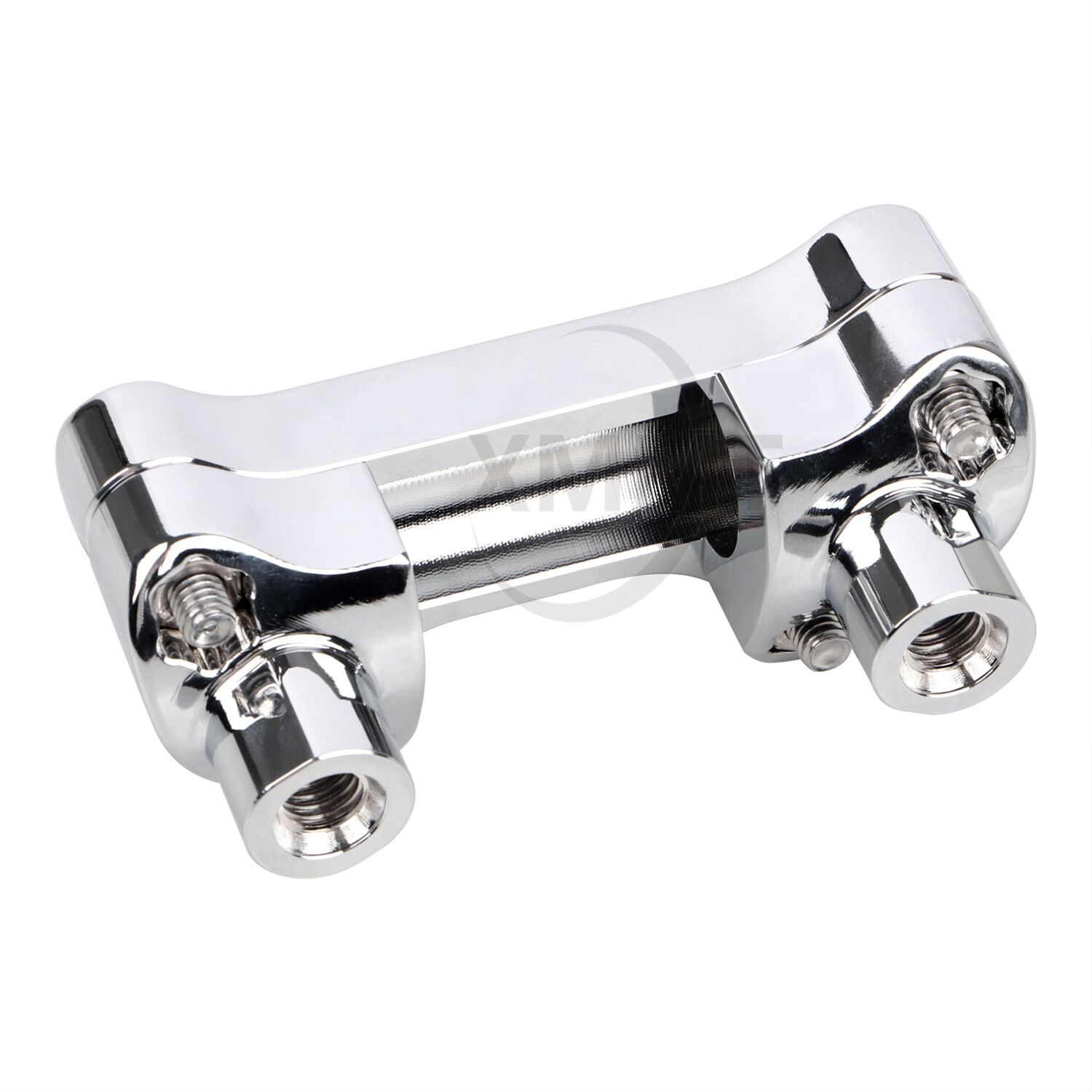 2" Risers 1" Handlebar Clamp For Harley Softail Deluxe FLSTN Dyna Fat Bob FXDF