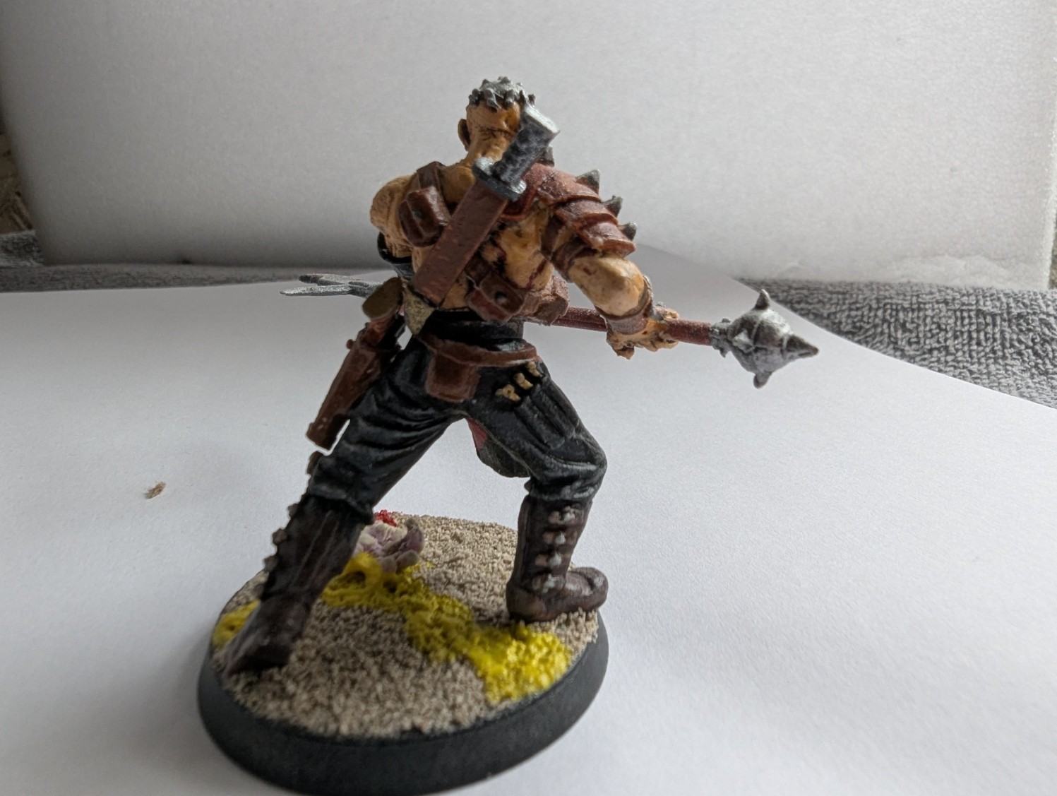 Games Workshop Warhammer 40K 54mm Inquisitor Sergeant Stone Painted OOP