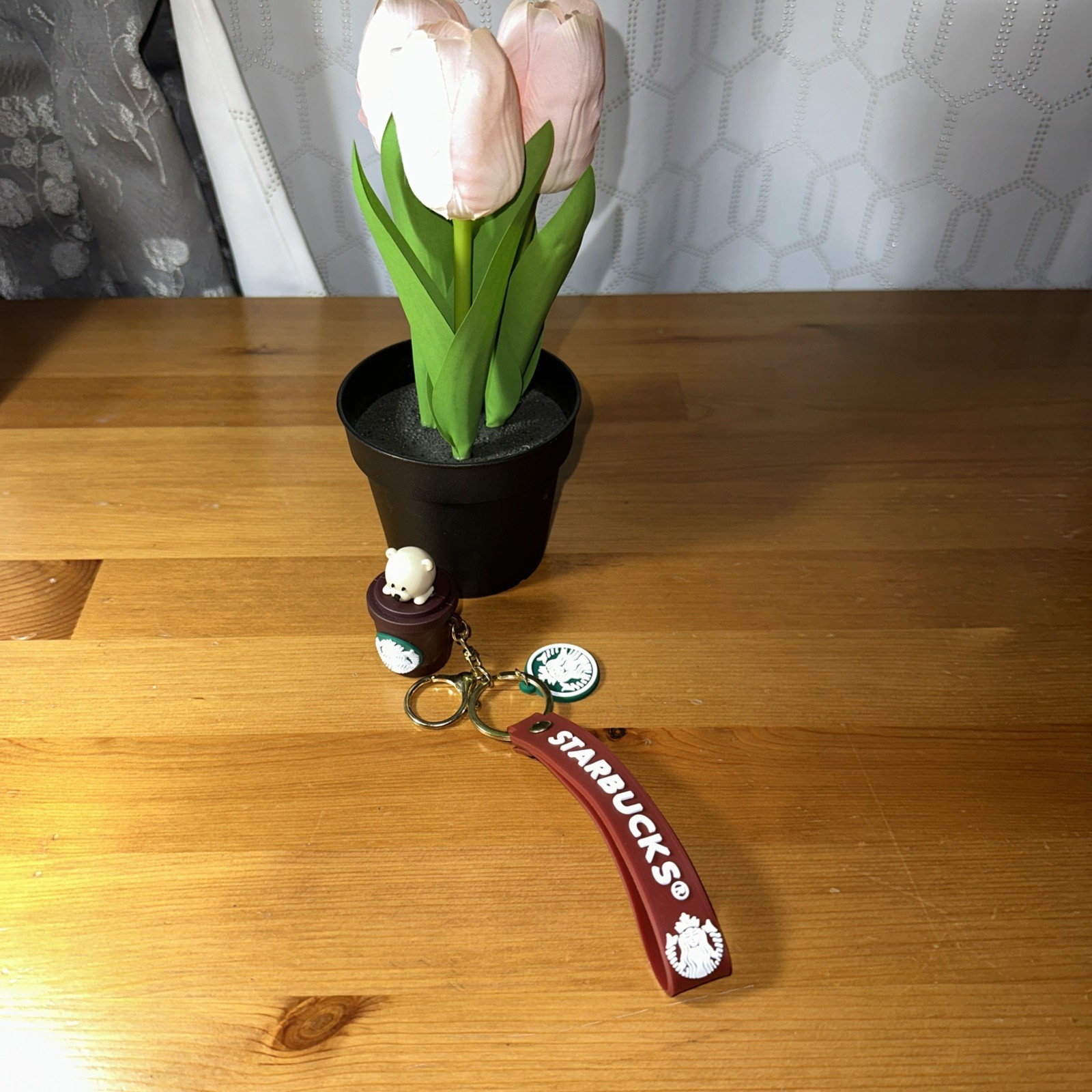 Starbucks Bear Cup Keychain