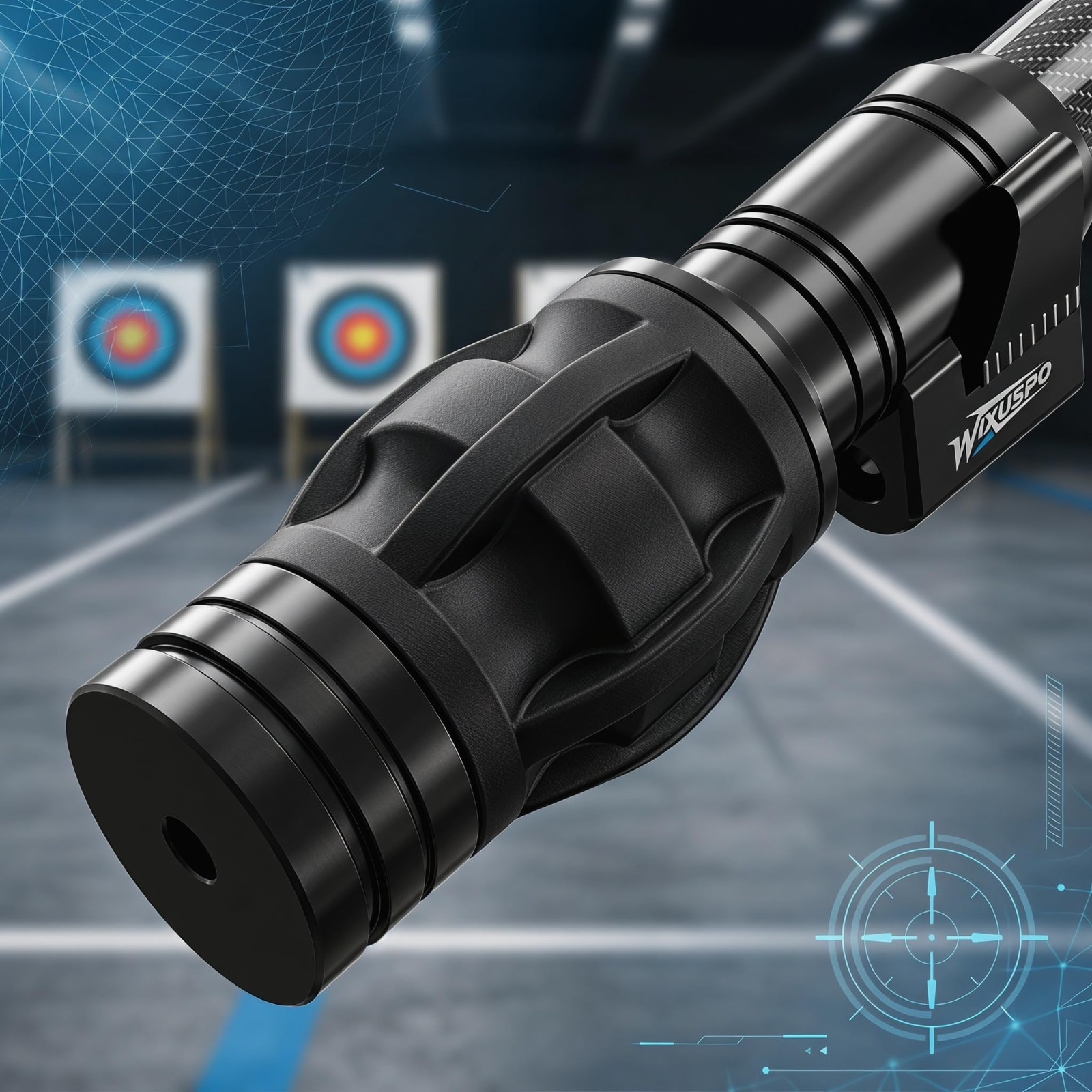 Universal Archery Bow Stabilizer with Shock Absorber & Noise Reduction - Detacha