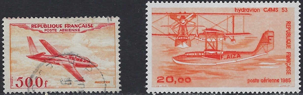 Older Airmail Stamps from France ..  CV  $16.50...........31J.........C-717-3