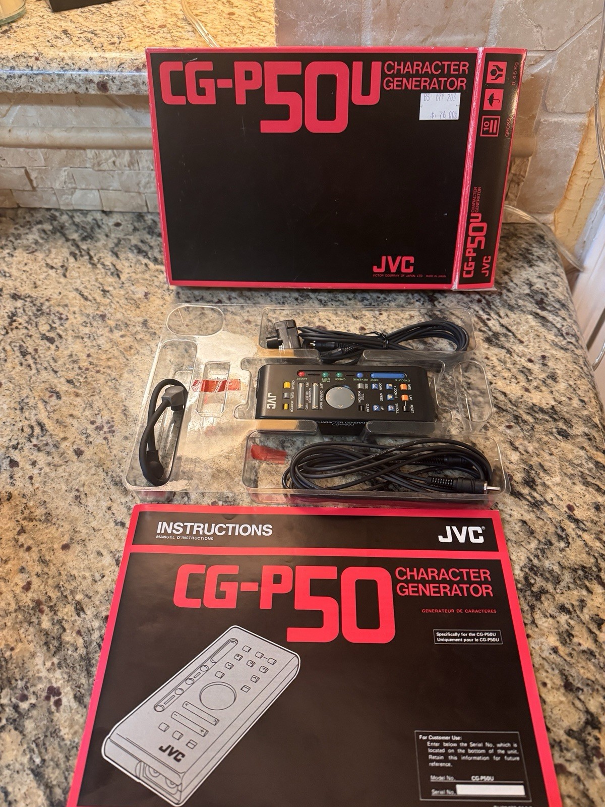 CG-P50 Character Generator NOS