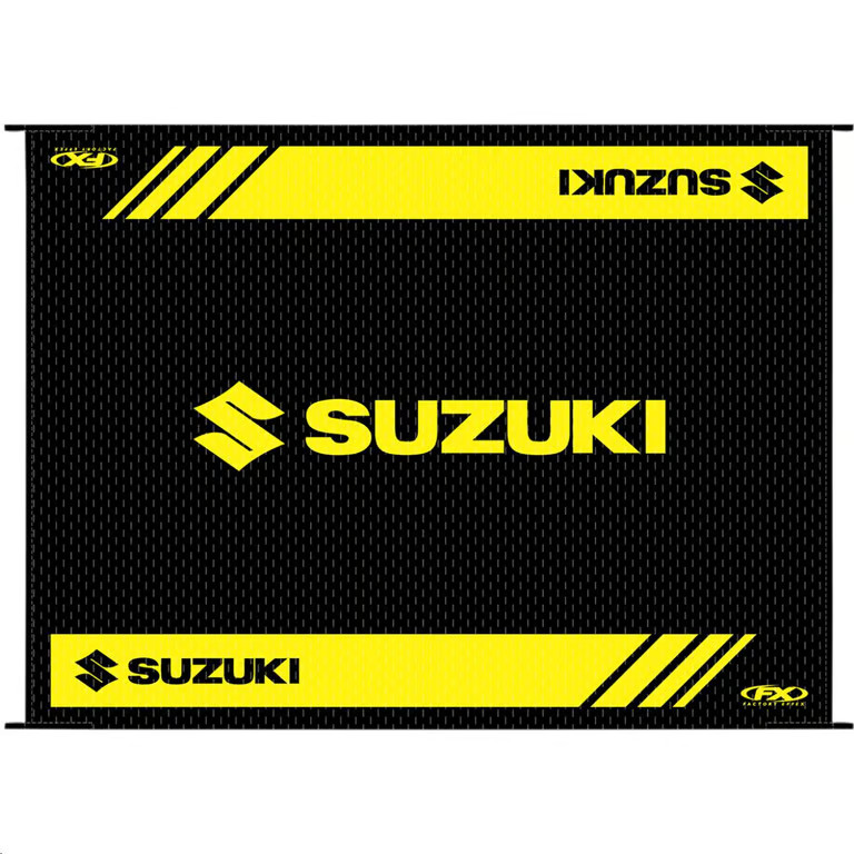 Factory Effex RV Mats - Suzuki - Black Motorcycle Dirt Bike 22-45430 9201-0048