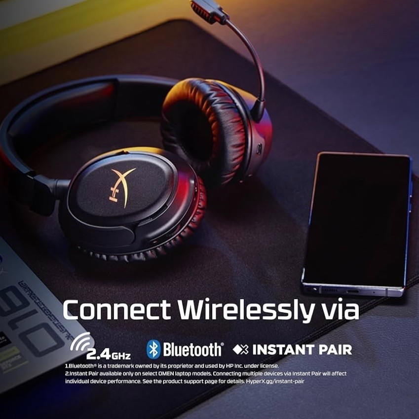 HyperX Cloud Flight 2 – Wireless Gaming Headset, Customizable RGB NEW SEALED