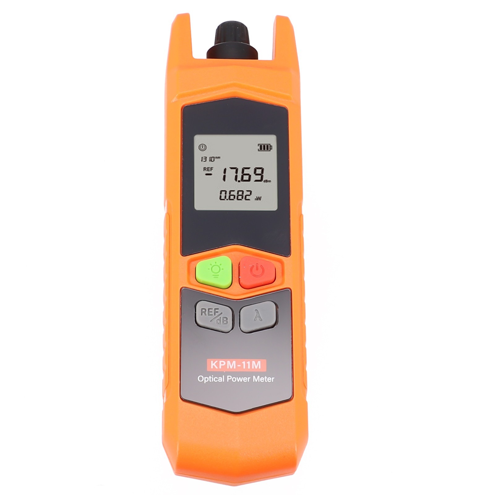 Innovative Design Optical Power Meter with LED Flashlight and Self Calibration