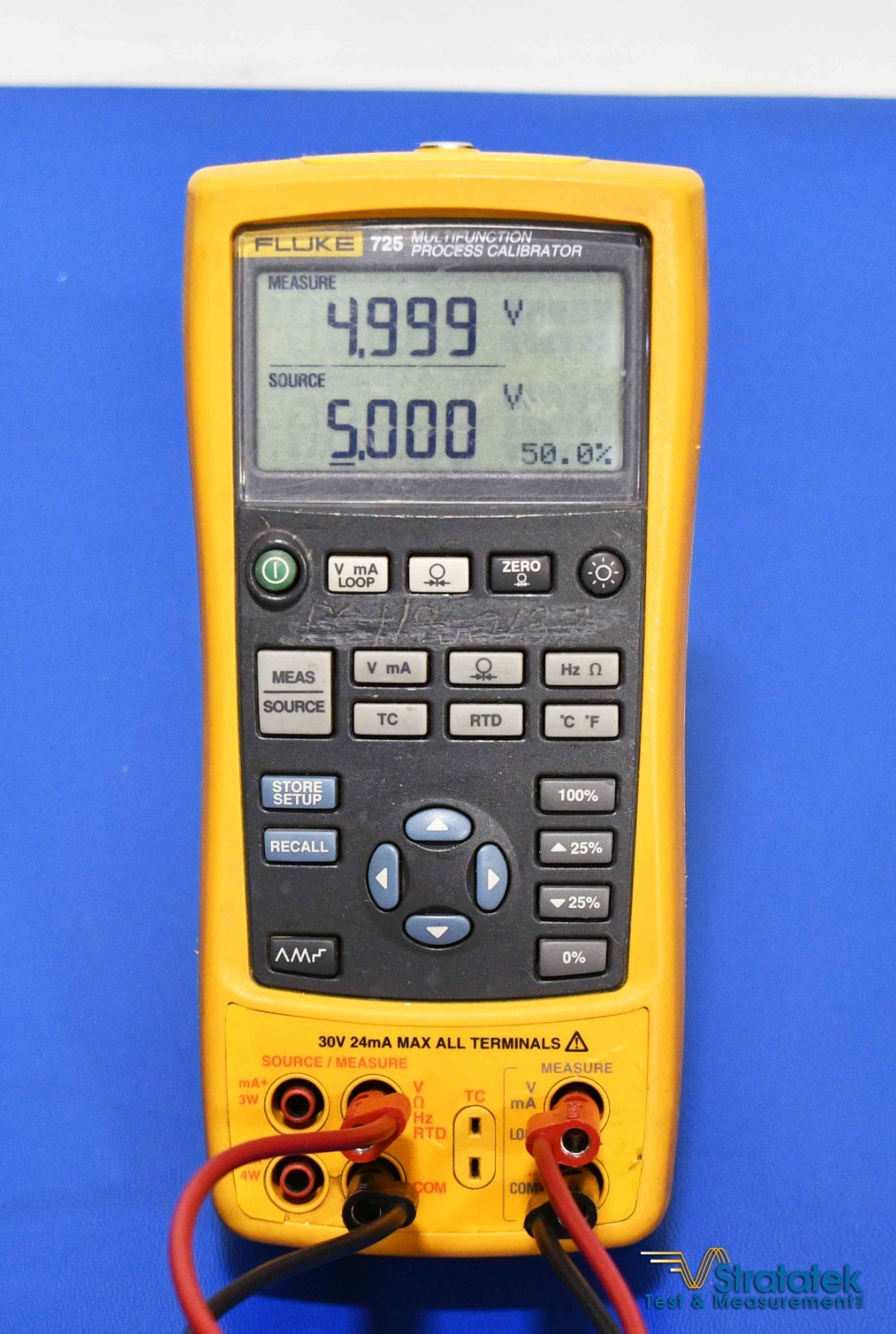 Fluke 725 Multifunction Process Calibrator - NIST Calibrated with Data