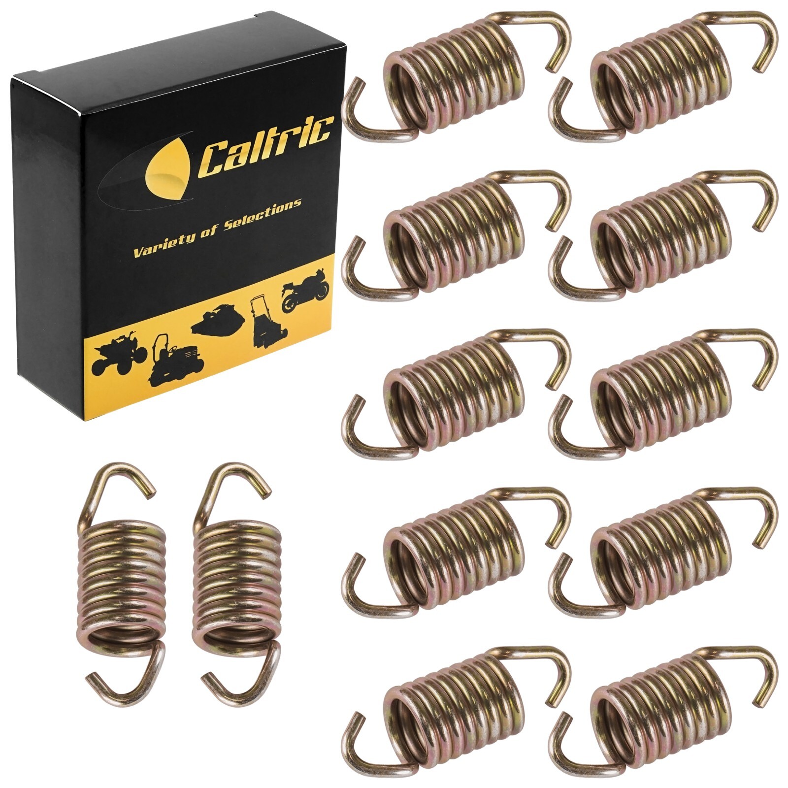 12x Exhaust Muffler Tube Pipe Spring For Polaris 7041687 3081078 7042031