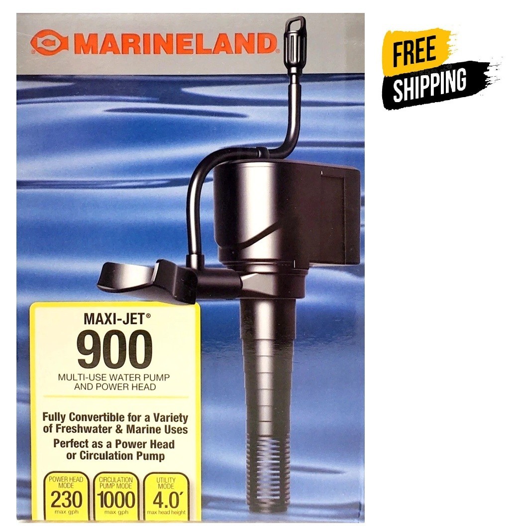 Marineland Maxi Jet 900 Aquarium Power Head Circulation Pump 230 / 1000 GPH NEW
