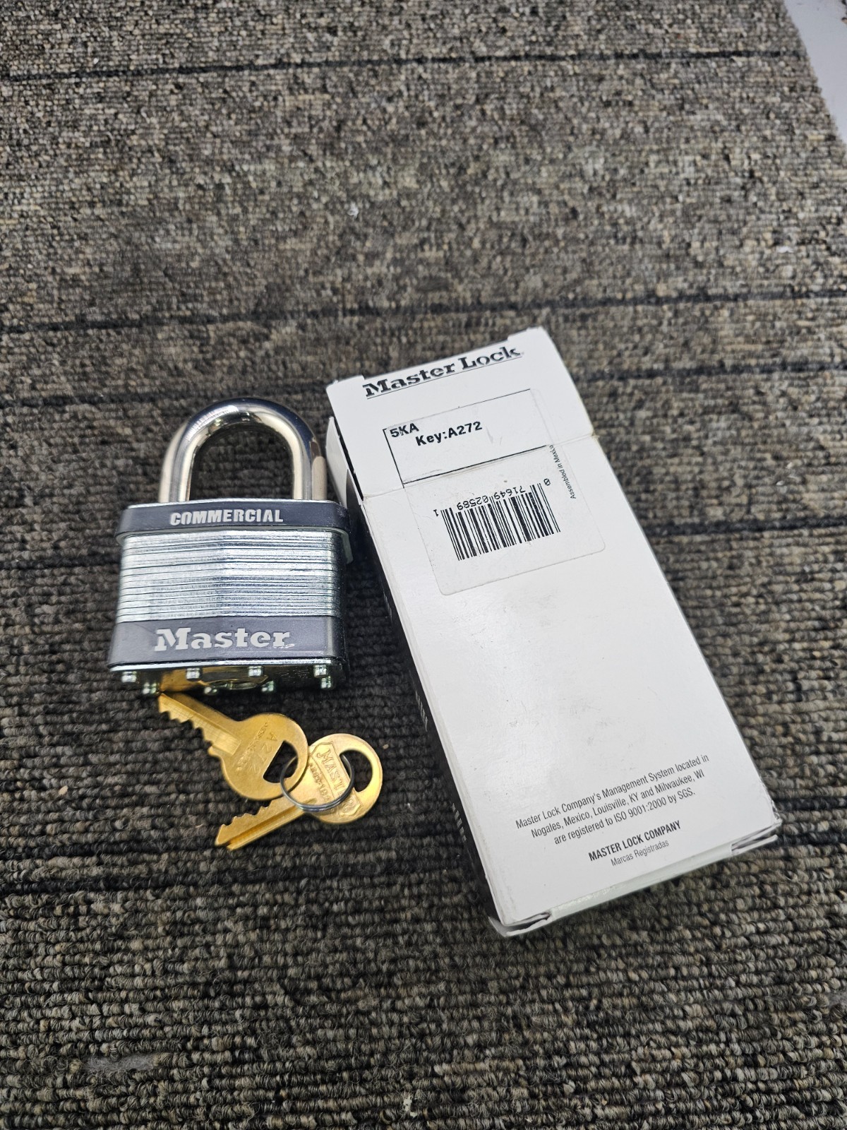 Master Lock 5KA: Padlock Keyed Alike A272 Commercial Padlock Heavy Duty