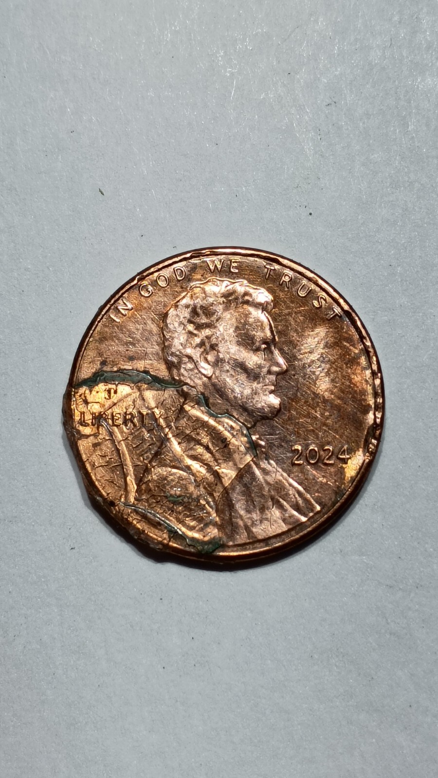 2024 One Cent Clash Die Error Coin