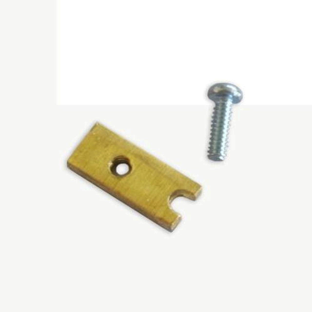 Brass Piano Hammer Butt Plates With Screws - Piano Repair Parts  Set Of 12