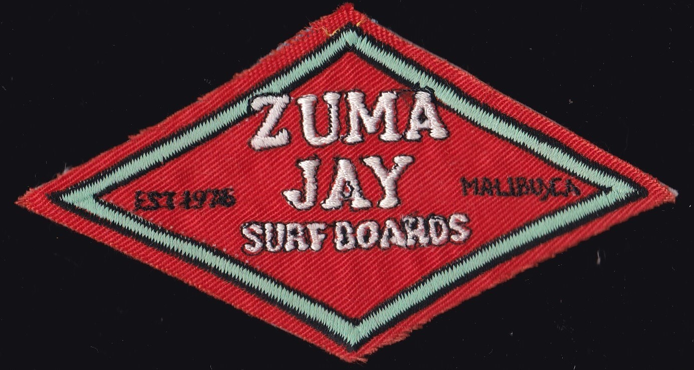 Zuma Jay Surfboards Surf Malibu California Patch CT4