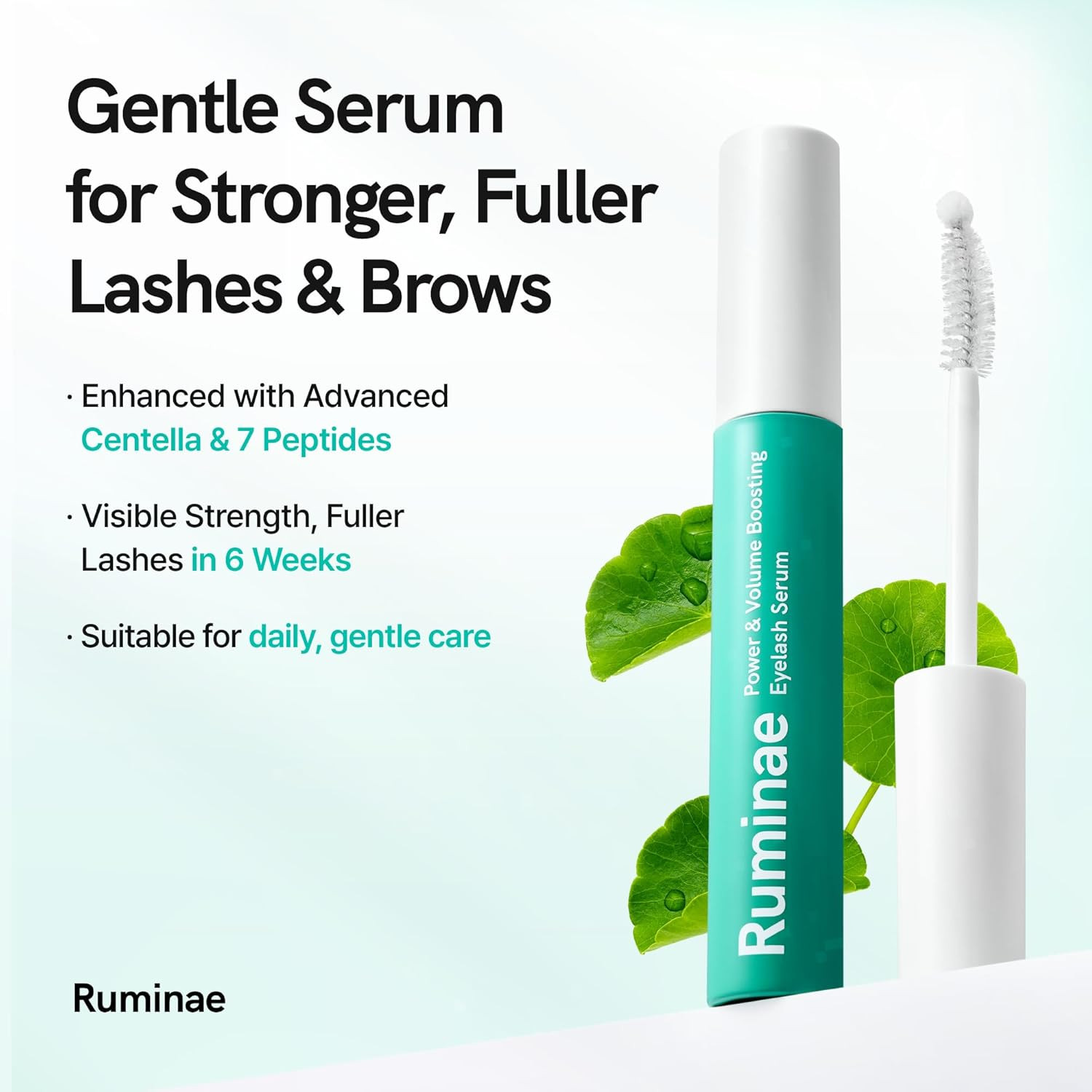 Korean Eyelash Growth Serum | Eyebrow Enhancer for Longer and Thicker | Biotin,