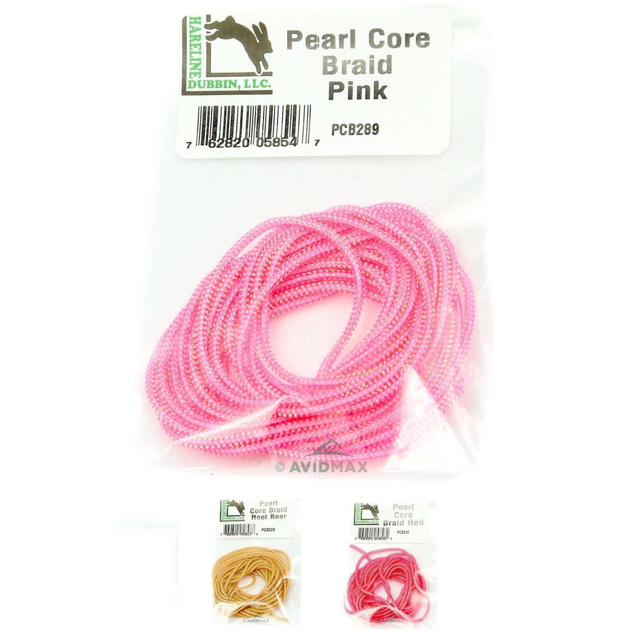 Hareline Pearl Core Braid - New