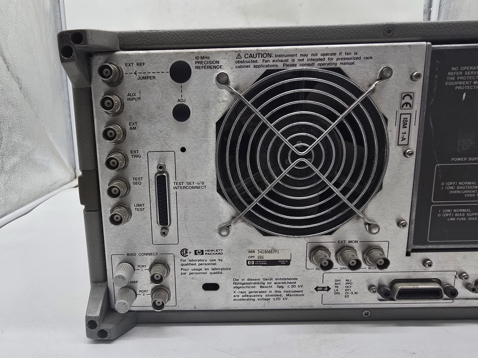 HP 8753D 30kHz-6GHz Network Analyzer Opt 006