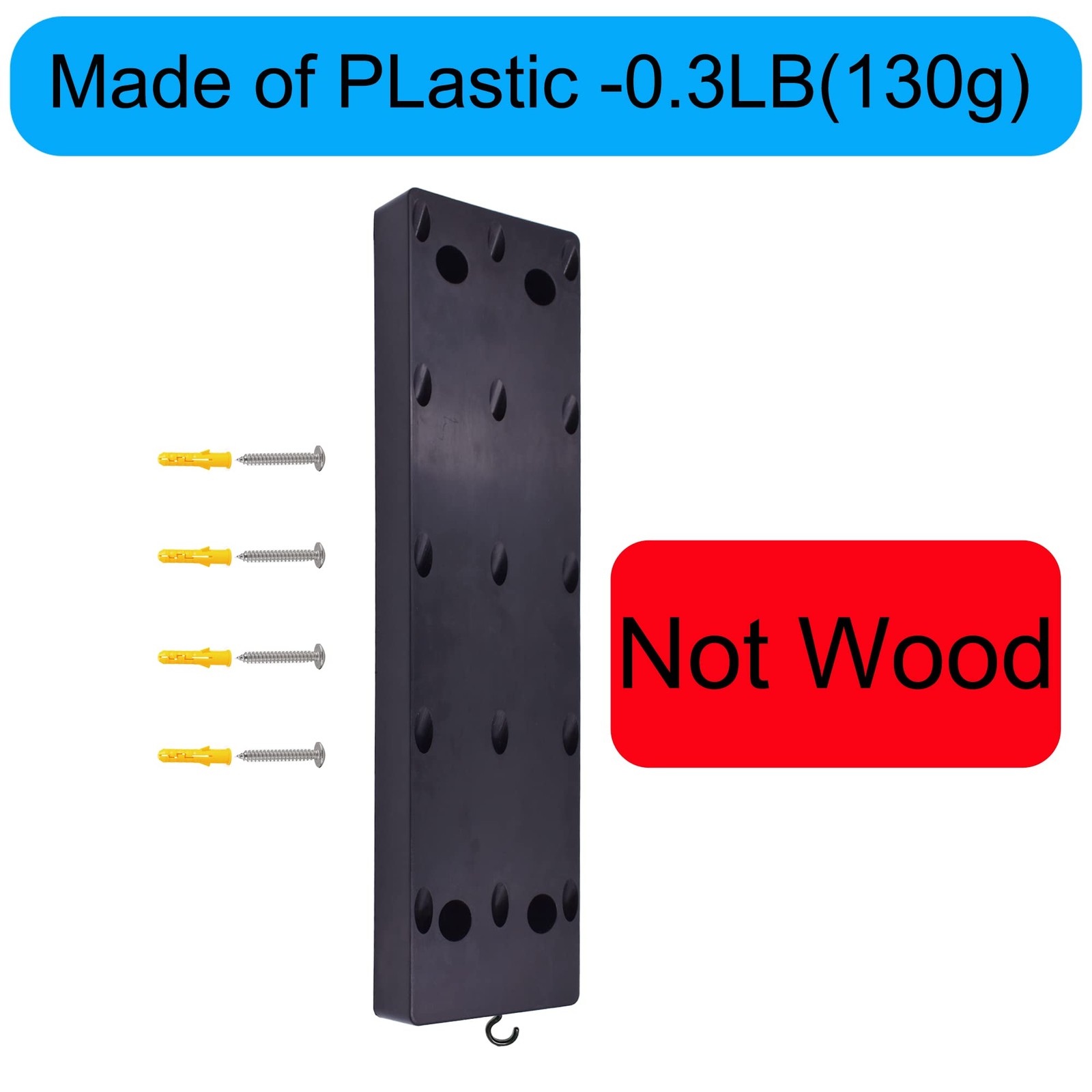 YYST Dart Holder Wall Mount/Stand/Caddy/Display Rack Storage -Plastic black