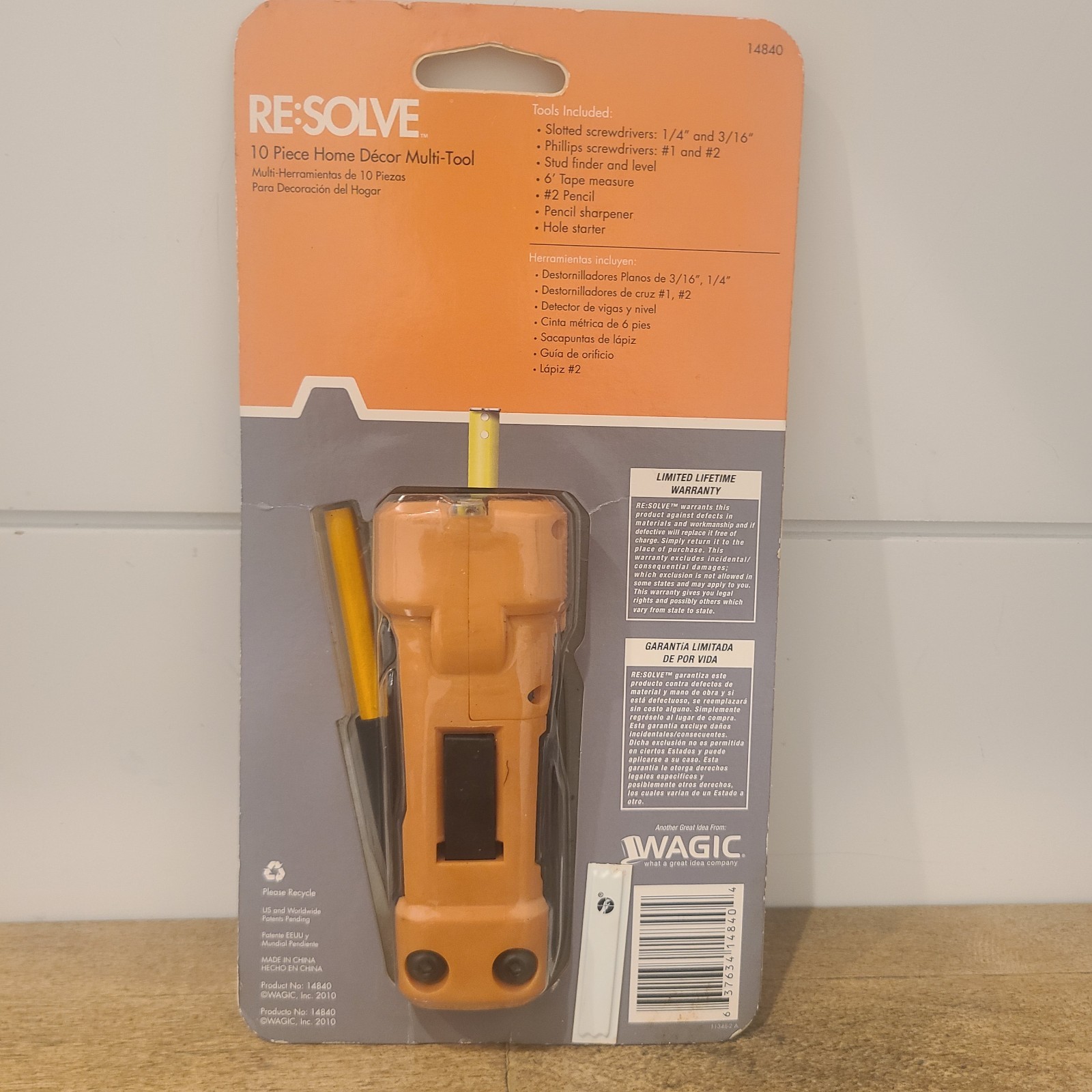RE:SOLVE  10 Piece Home Decor MULTI-TOOL Mfr Part No 14840 BRAND NEW IN BOX