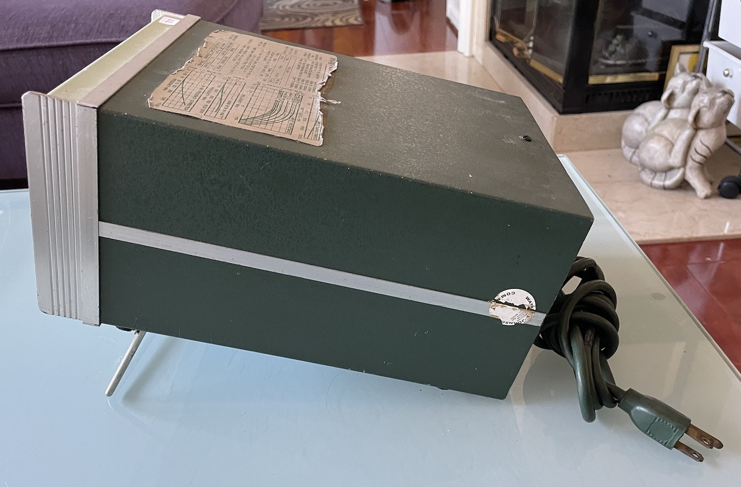 Boonton RF Millivolt Meter Model 92A No Probe Powers On As Is