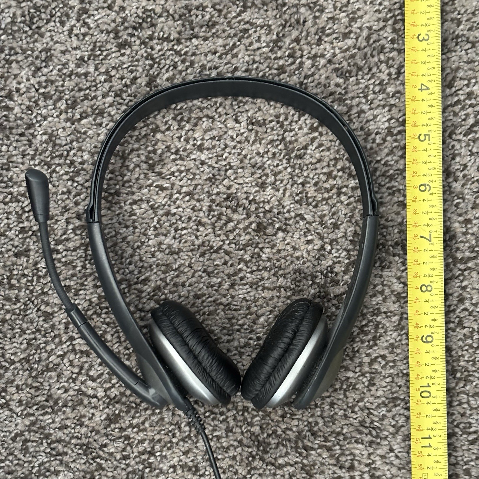 Cyber Acoustics Stereo Gaming Headset Wired Adjustable Over Ear Microphone
