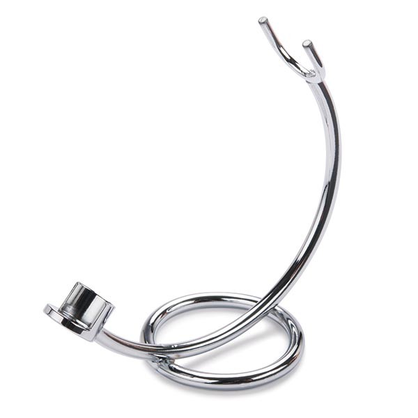 WOODRIVER Oval Base Pen / Razor Display Stand Chrome Finish