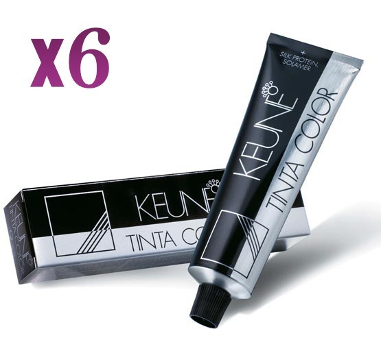 6 x Keune Tinta Color Permanent Hair Color (SELECT YOUR SHADES) 60ml each Tube