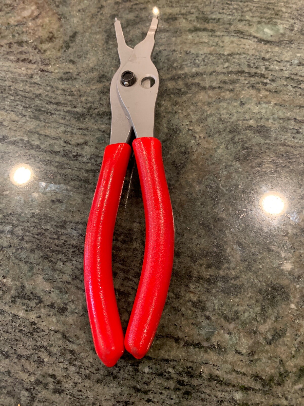 snap on srpcr7000 quick disconnect snap ring pliers 7-7/16" red