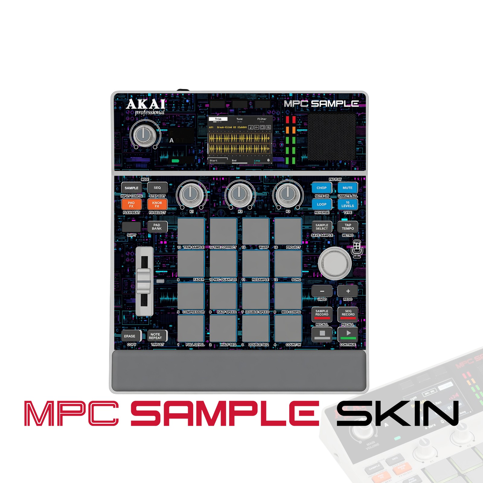 Akai MPC Sample Skin / Cyber Control Matrix