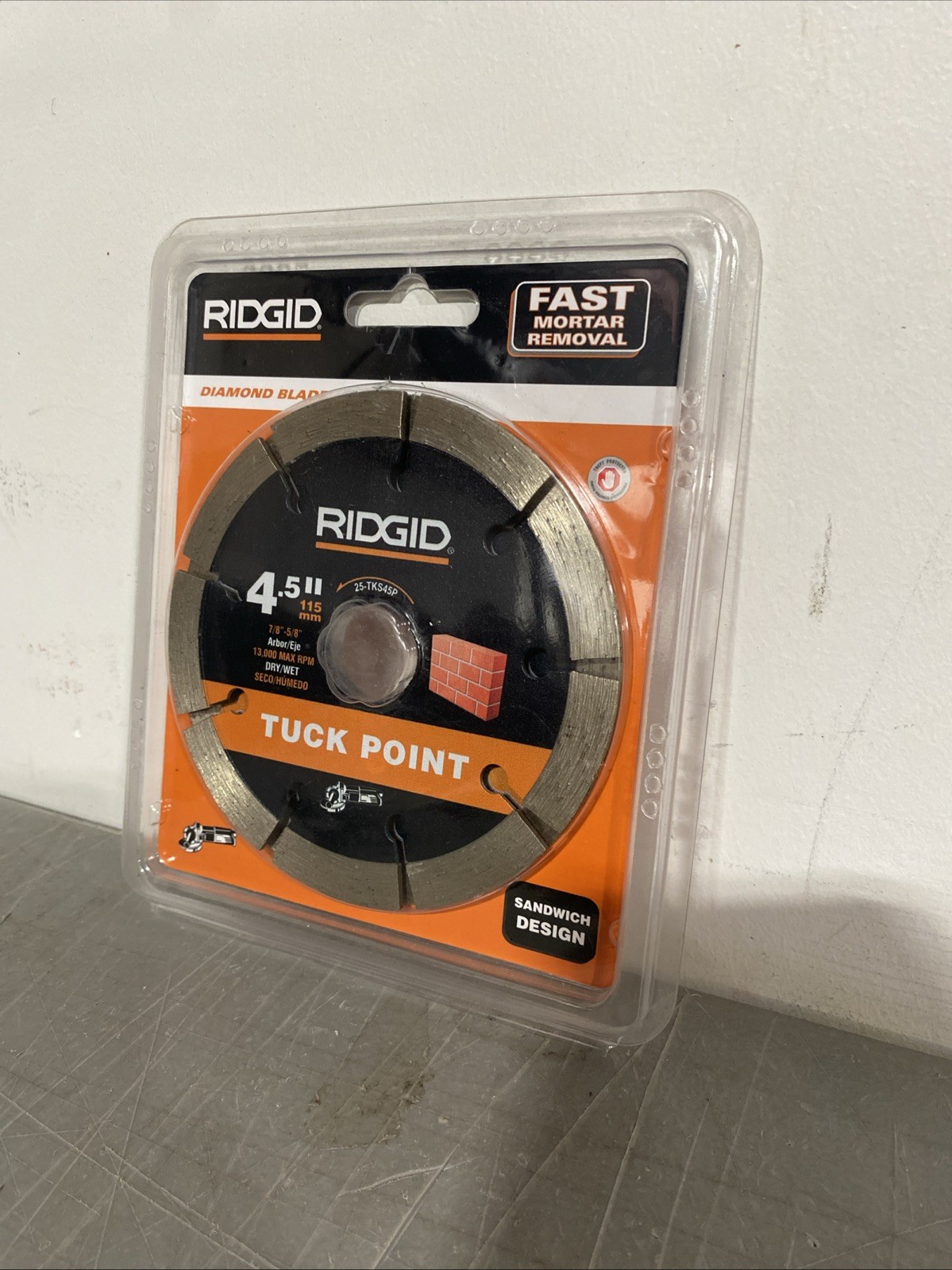 4-1/2 Morter Removal Sandwich Tuckpoint Diamond Blade