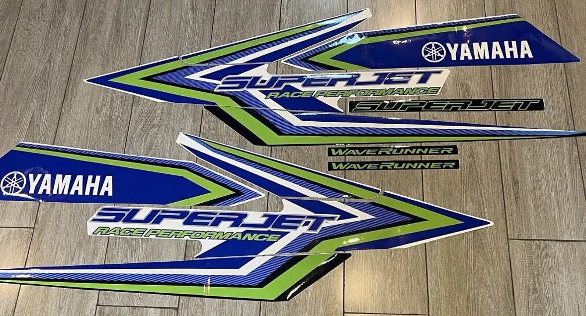 Yamaha SuperJet 2018 Full Graphics Decals Kit