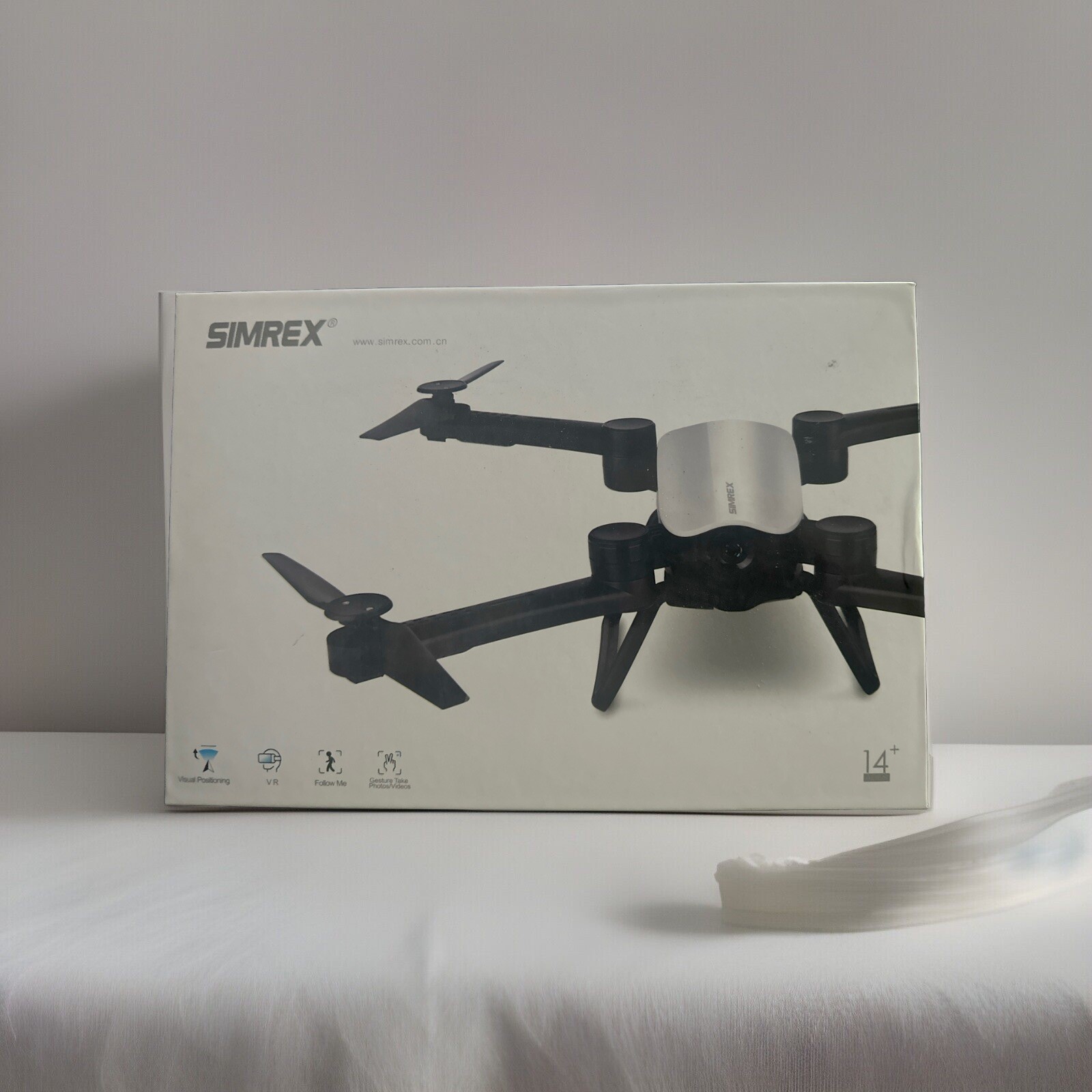 SIMREX X900 RC Drone 1080P HD Camera WiFi Live Video Foldable FPV Quadcopter Wte