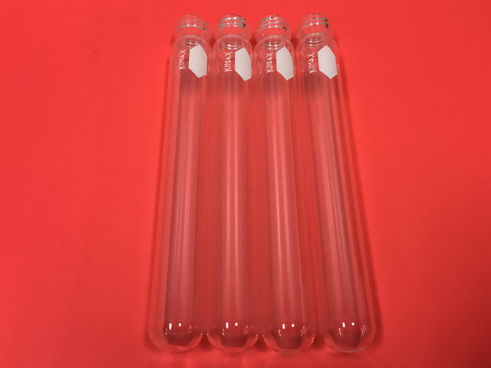 Kimax - Round Bottom Threaded Cultute Tube Cap - 50mL - Lot of (4)