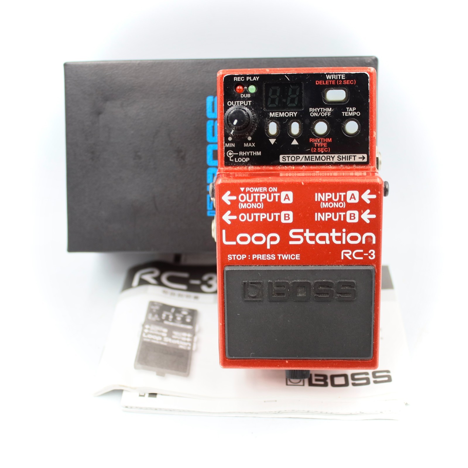 BOSS RC-3 Loop Station With Original Box Looper Phrase Recorder Pedal