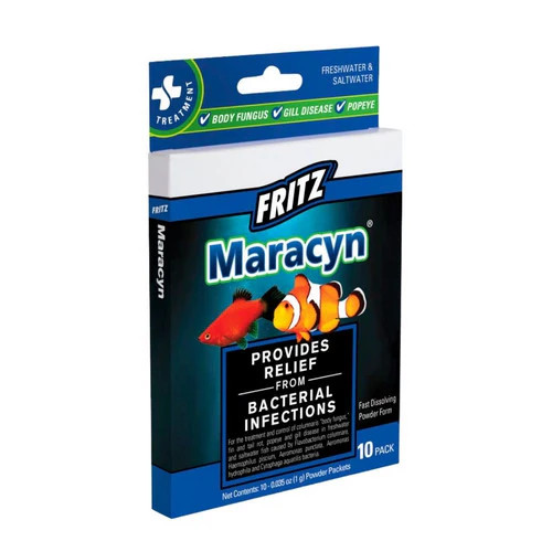 Maracyn Freshwater And Saltwater Treatment 10 Count By Fritz Aquatics