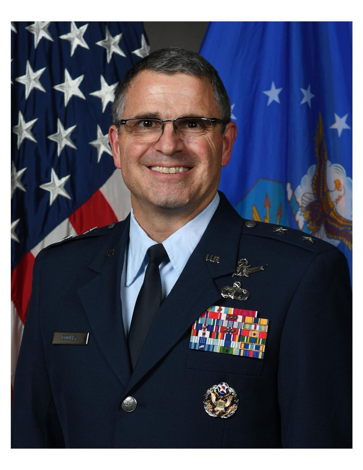 Unites States Air Force General William T. Cooley 8x10 Photo #2 On 8.5" x 11"