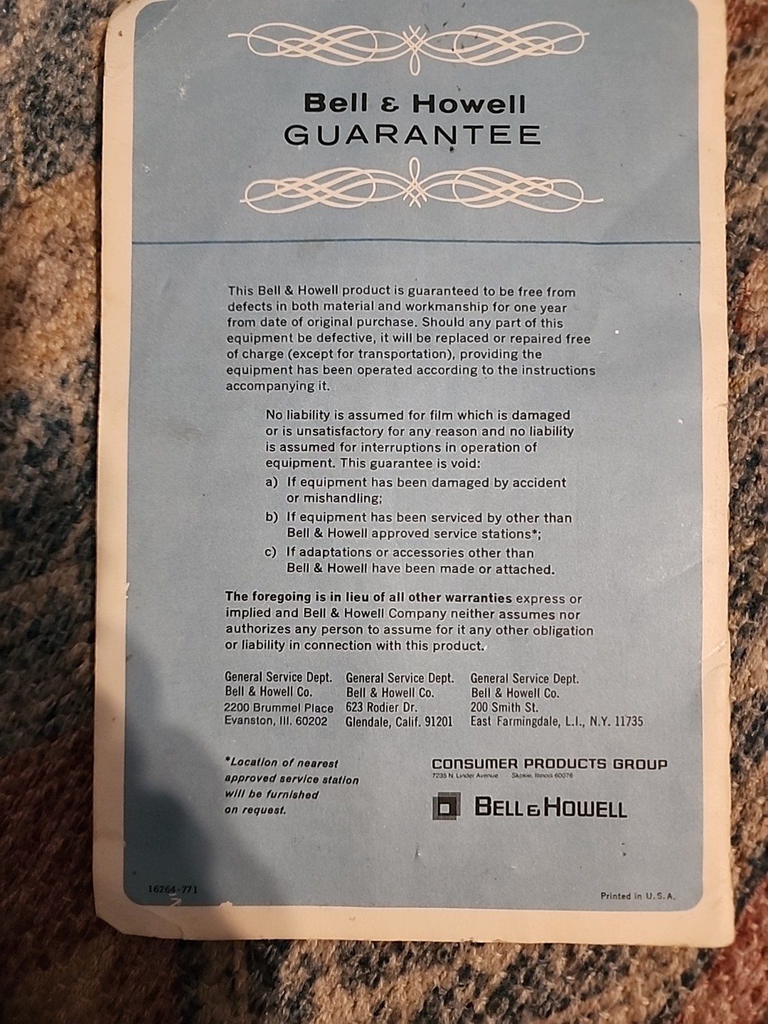 BELL & HOWELL COMPATIBLE 456 AUTOLOAD 8mm & SUPER 8 MOVIE PROJECTOR INSTRUCTIONS