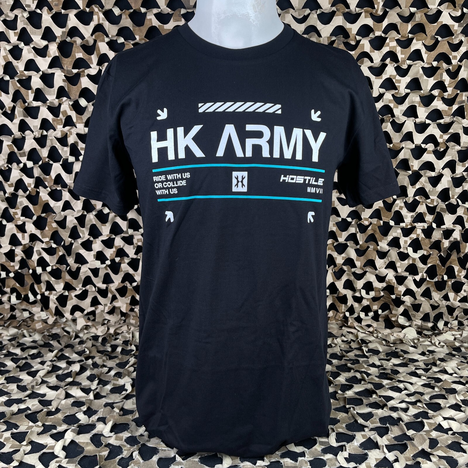 NEW HK Army Cyber Paintball T-Shirt - Black - XXX-Large