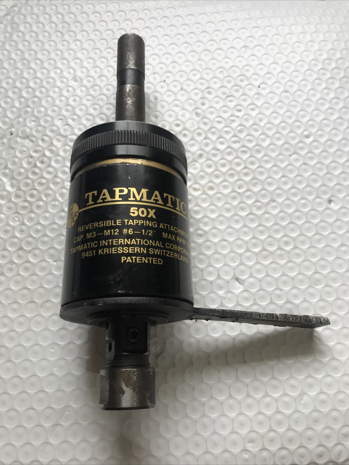 Tapmatic 50X Reversible Tapping Attachment,3/4" Shank No Collet