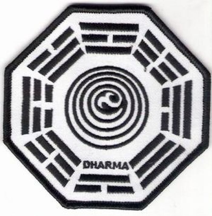 LOST TV SHOW  PATCH - ORCHID- LST18