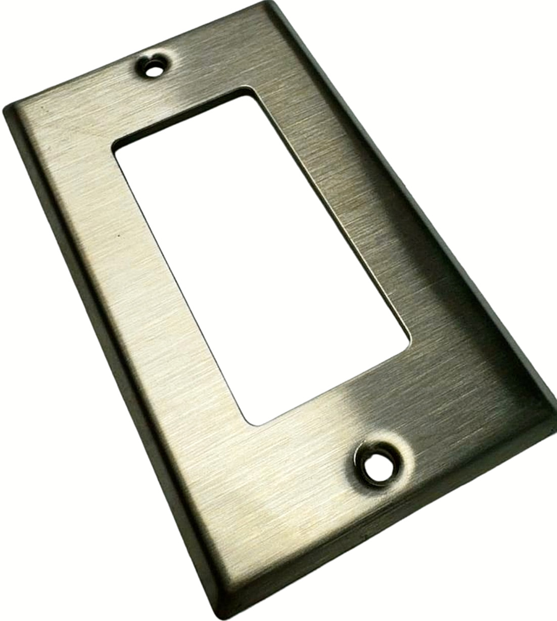 (Lot of 3) Leviton 27C8 Stainless Steel Brushed Wall Plate Cover *Free Shipping*