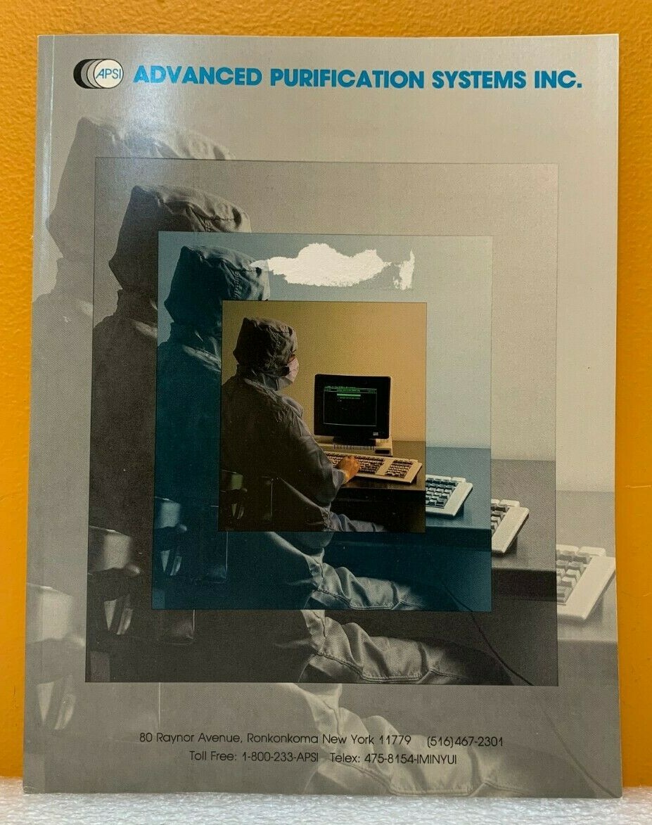Advanced Purification Systems 86/87 Clean Room Equipment & Supplies Catalog.