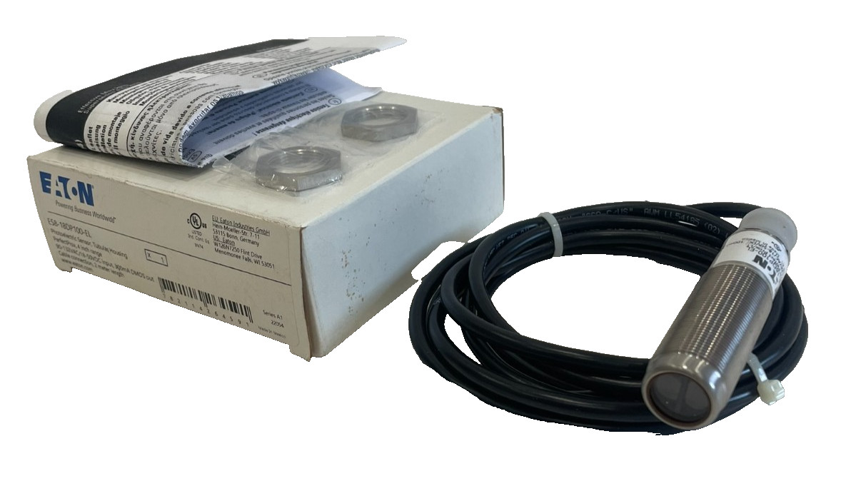 NEW EATON E58-18DP100-EL PHOTOELECTRIC SENSOR E5818DP100EL