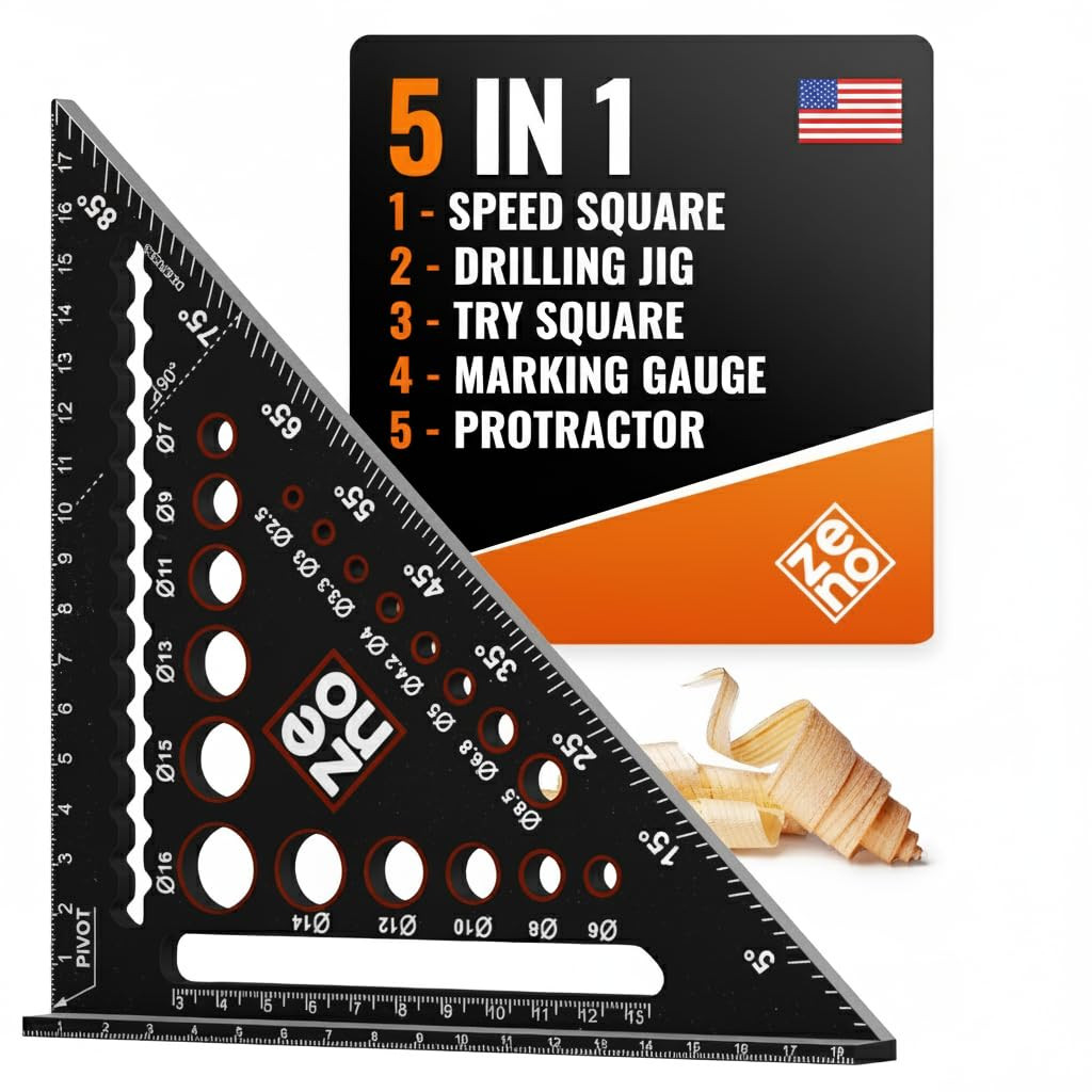 Carpenter Square - Carpenter Square 7 Inch - All-In-1 Multi-Purpose Tools: Prota