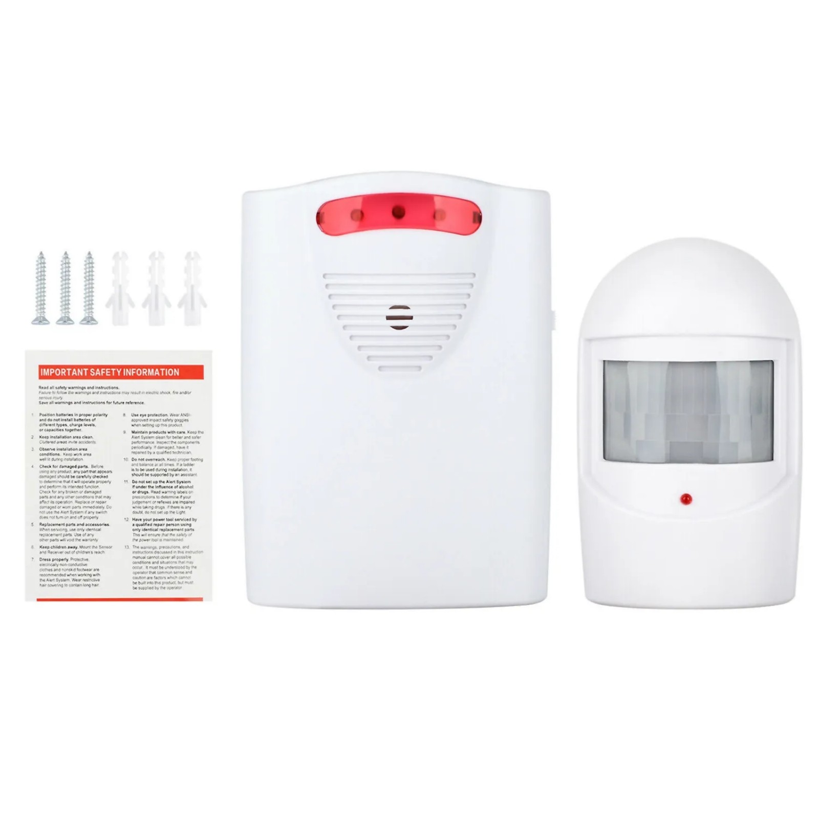 New 45° Infrared Motion Sensor Home Garage Alert Security System