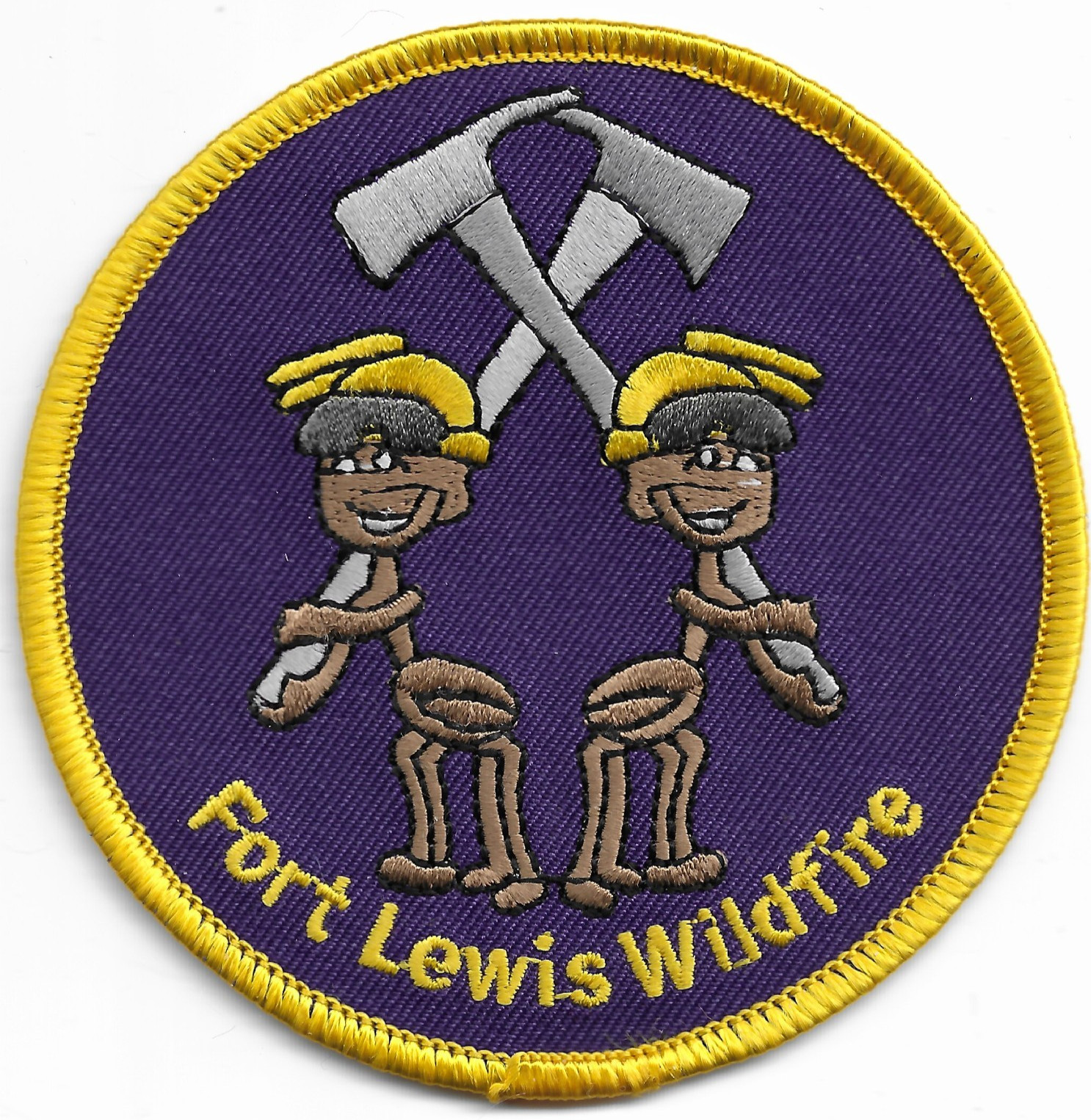 ARMY - Fort Lewis  Wildfire, Washington (3.5" round size) fire patch