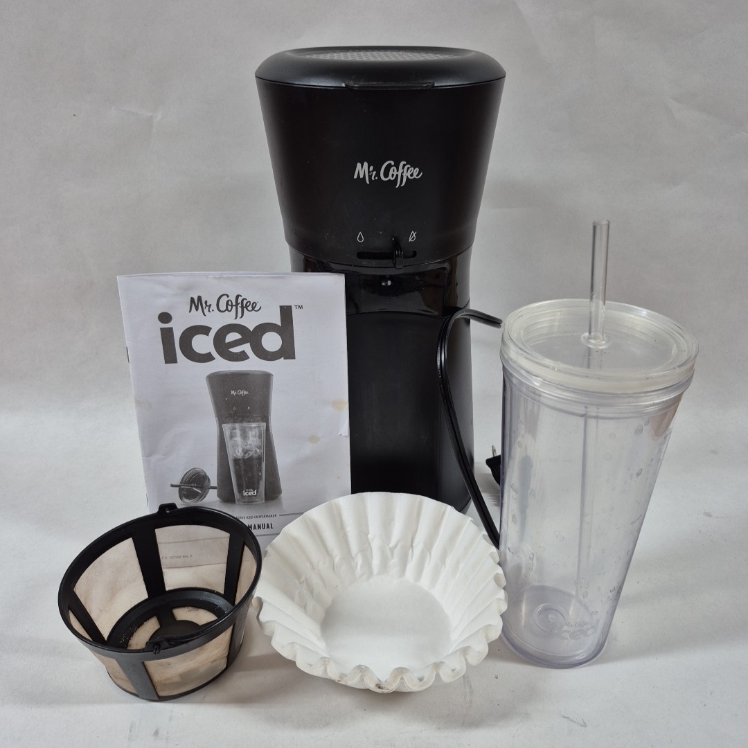 Mr. Coffee Iced Single Serve Iced Coffeemaker with Extra Paper Filters