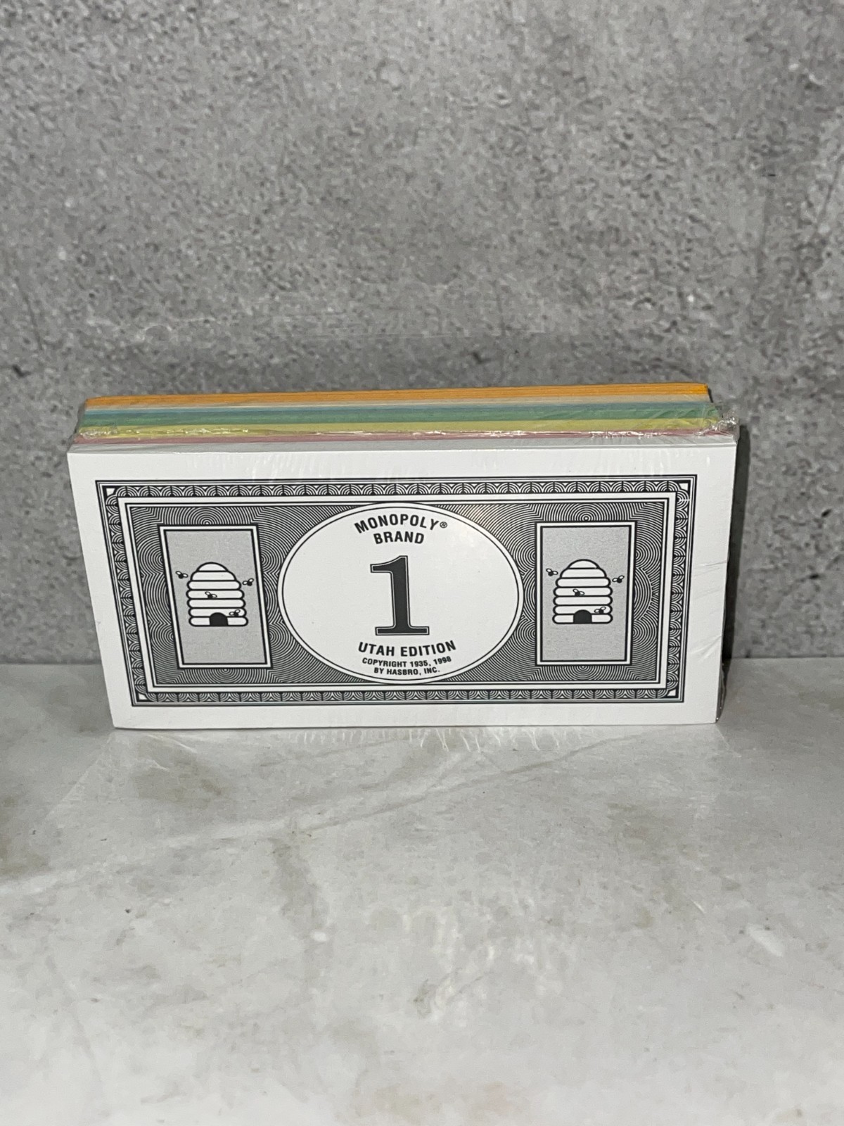 1998 Utah Edition Monopoly - Replacement Money Pack (sealed)